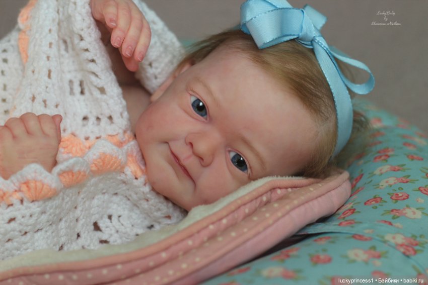 Сонечка, кукла реборн из молда Sanya by Gudrun Legler