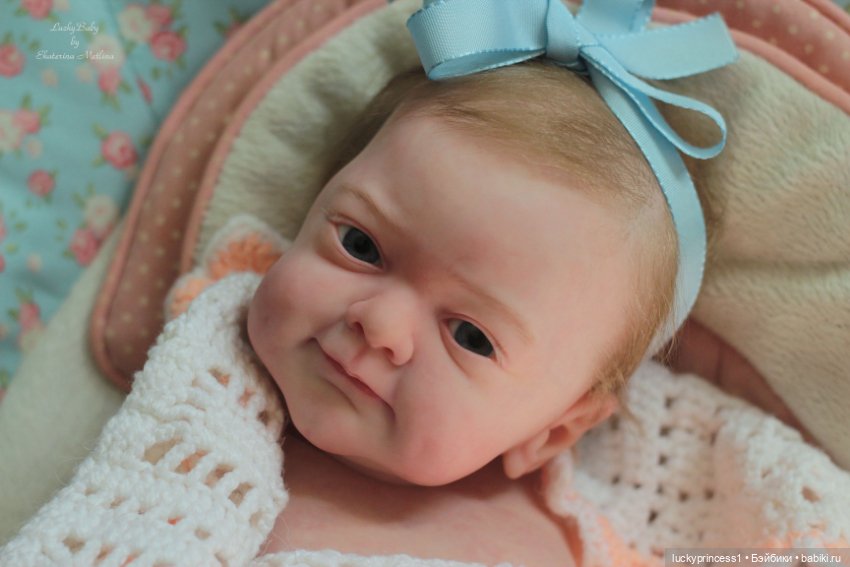 Сонечка, кукла реборн из молда Sanya by Gudrun Legler