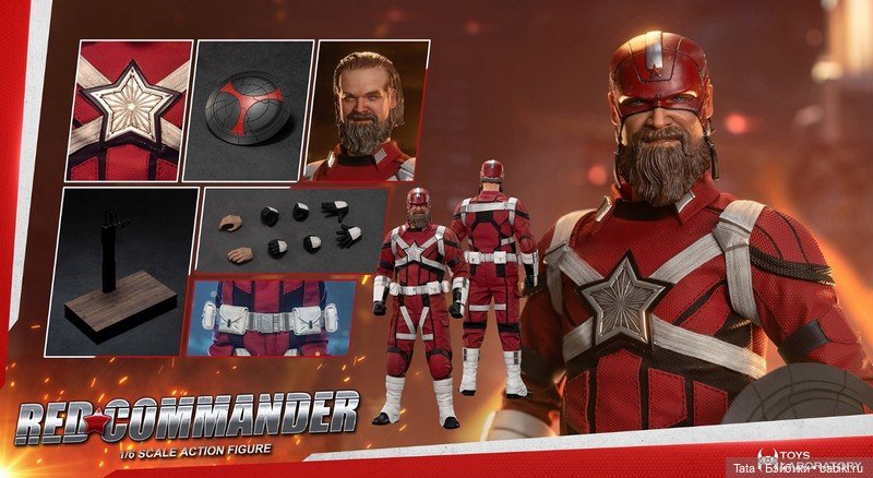 Студия Toys Laboratory - Красный Страж формата 1/6 по мотивам "Черной Вдовы" (фото 2)