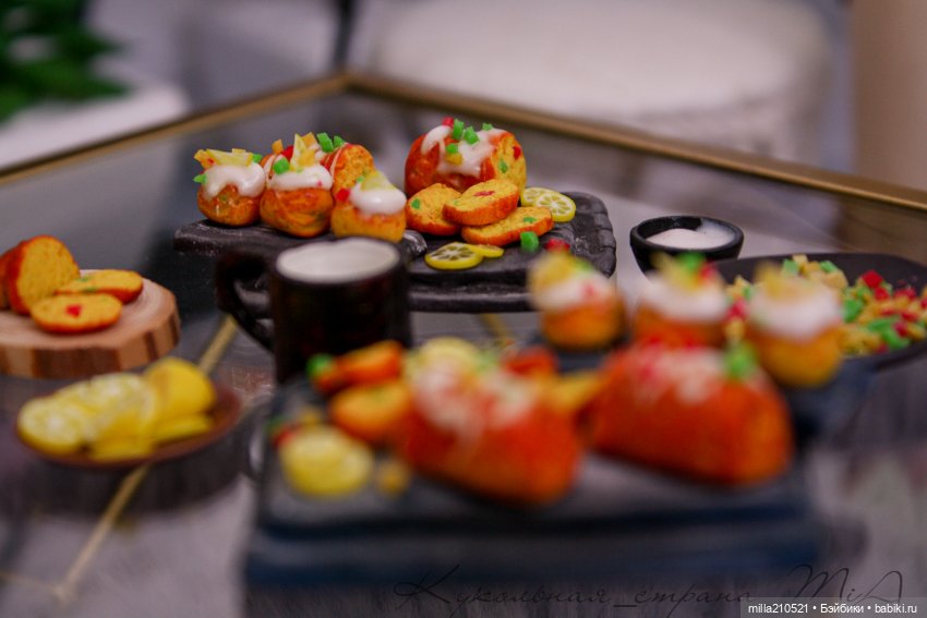 Лимоны.. Цукаты.. Кекс — Кукольная миниатюра своими руками: еда