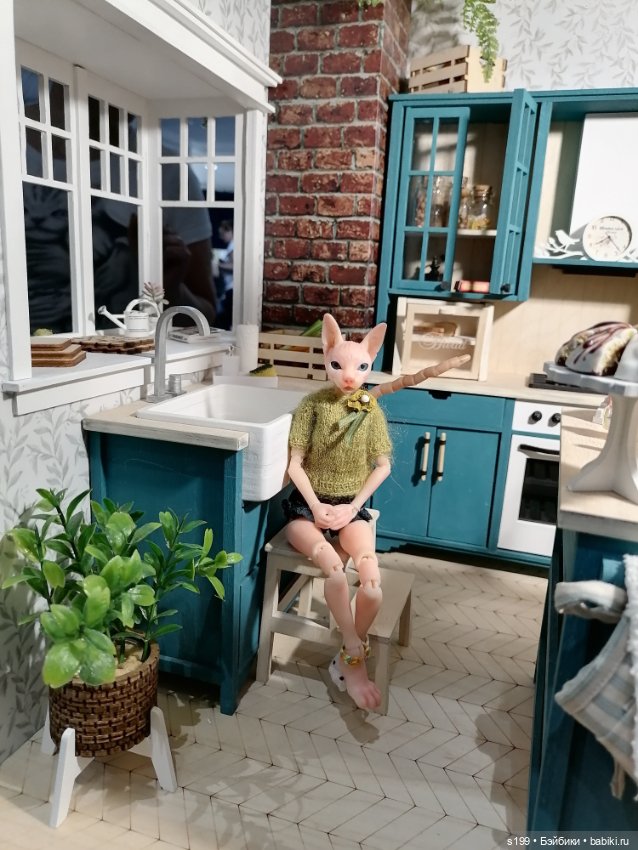 Кошечка — Домашние фото авторских кукол: личные коллекции