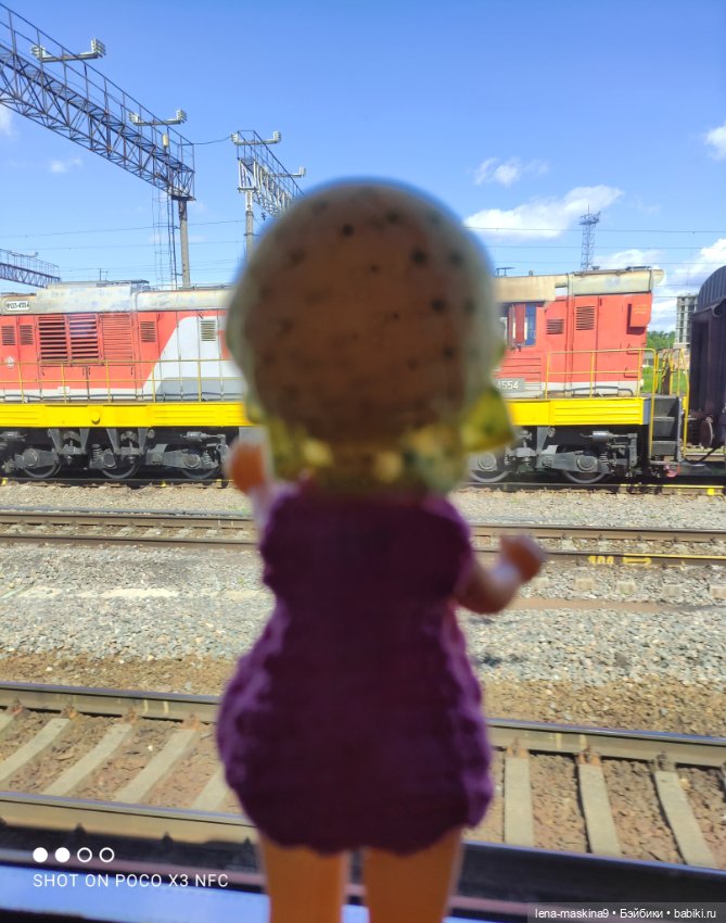 Кукла Наташа и поля люпинов (фото 4)