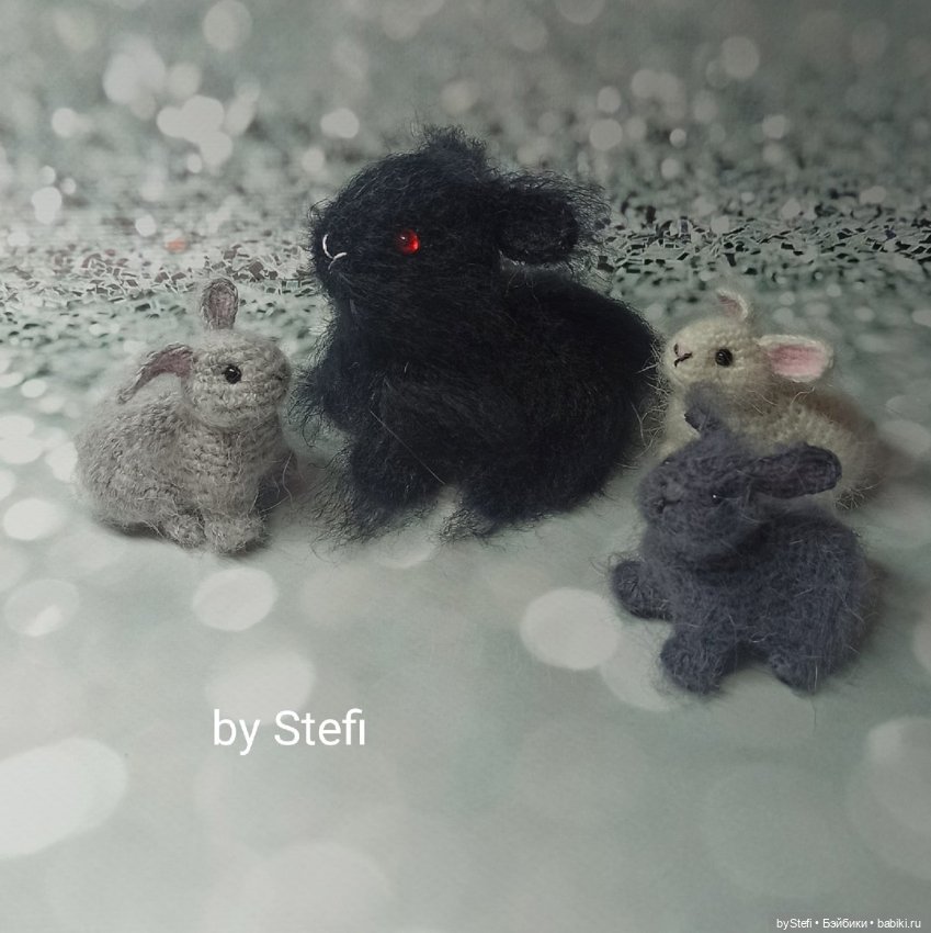 Малявочки из пуха норки — Вязаные игрушки и амигуруми: крючком (фото 2)