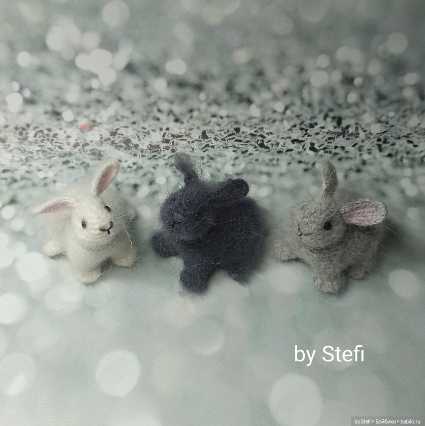 Малявочки из пуха норки — Вязаные игрушки и амигуруми: крючком