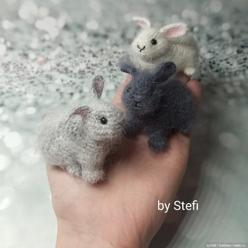 Малявочки из пуха норки — Вязаные игрушки и амигуруми: крючком (фото 4)