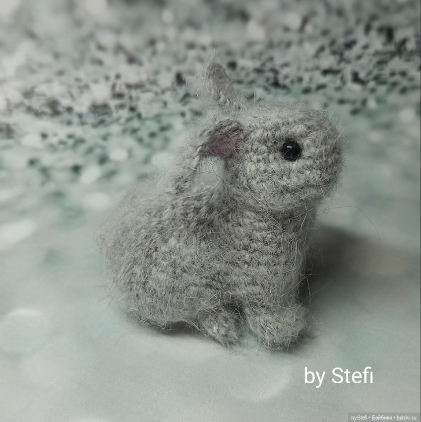 Малявочки из пуха норки — Вязаные игрушки и амигуруми: крючком (фото 6)