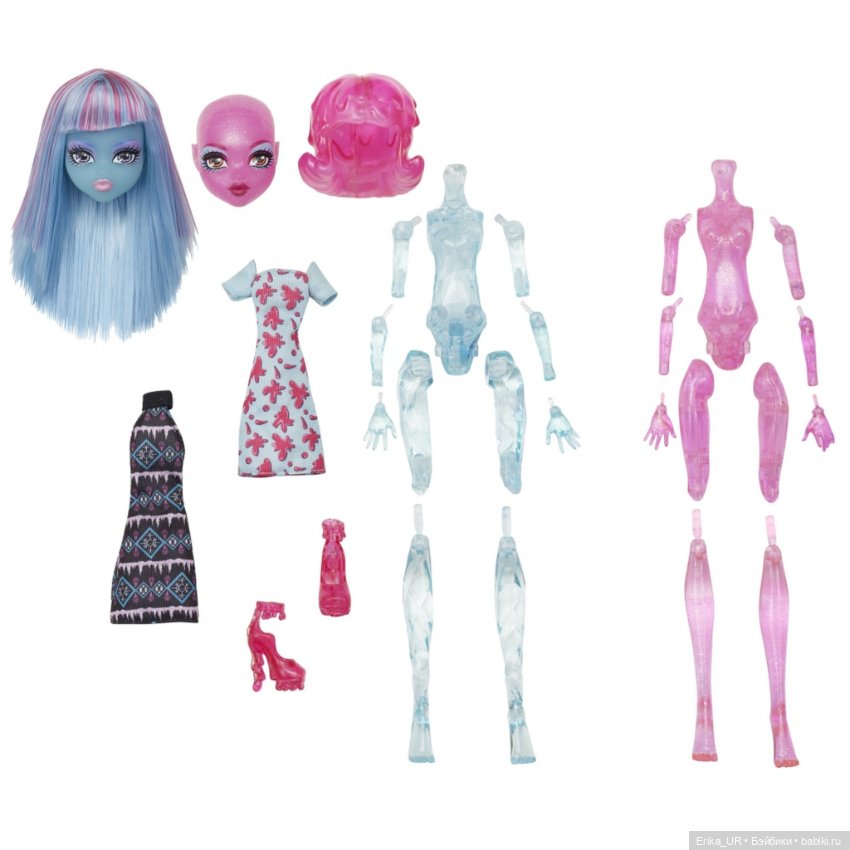 Перепись КуклоНаселения 2 полупрозрачные монстрицы