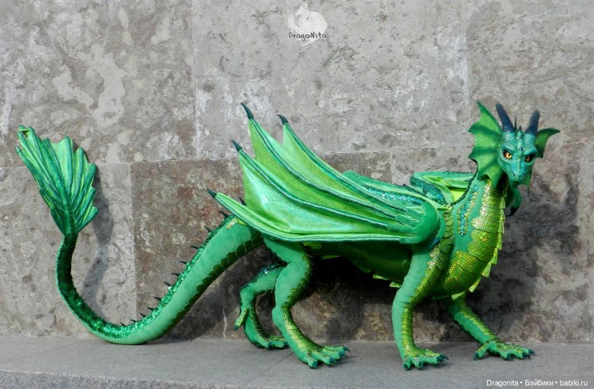 Дракон Фрида Флэйм — Авторские игрушки из разных материалов: синельная проволока