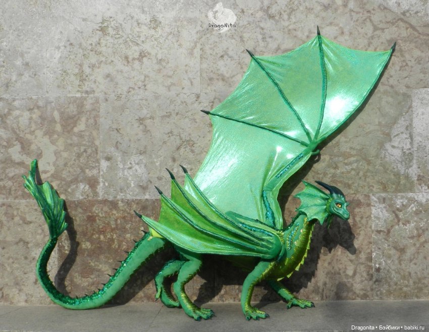 Дракон Фрида Флэйм — Авторские игрушки из разных материалов: синельная проволока (фото 10)