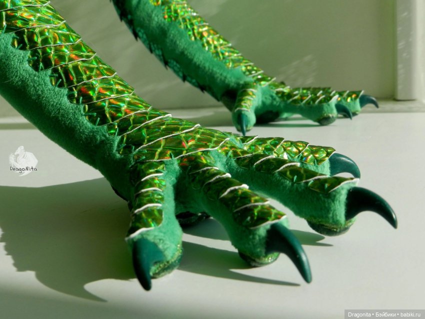 Дракон Фрида Флэйм — Авторские игрушки из разных материалов: синельная проволока (фото 4)
