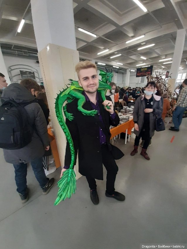 Дракон Фрида Флэйм — Авторские игрушки из разных материалов: синельная проволока