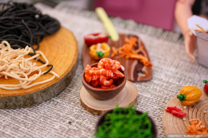 Готовим ВОК с Ким — Кукольная миниатюра своими руками: еда