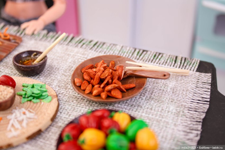 Готовим ВОК с Ким — Кукольная миниатюра своими руками: еда (фото 6)