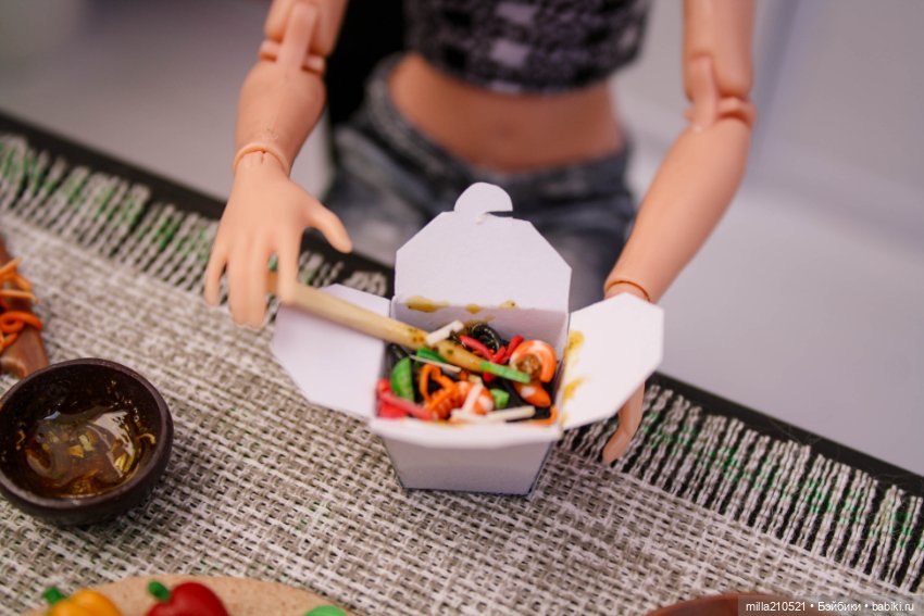 Готовим ВОК с Ким — Кукольная миниатюра своими руками: еда (фото 10)