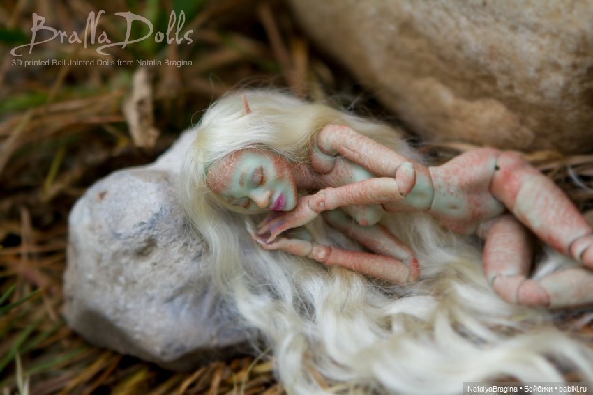 Новая русалочка 17 см — Авторские шарнирные куклы своими руками: лепка