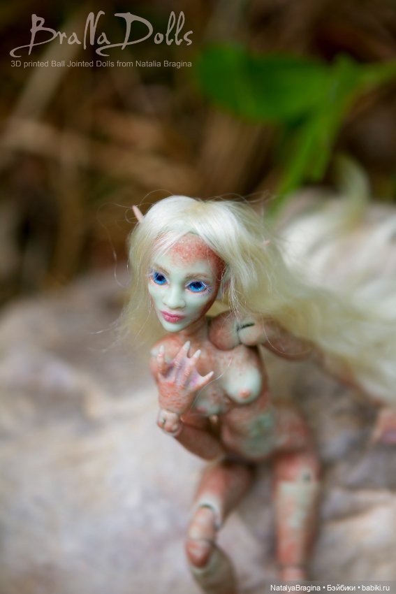 Новая русалочка 17 см — Авторские шарнирные куклы своими руками: лепка (фото 8)