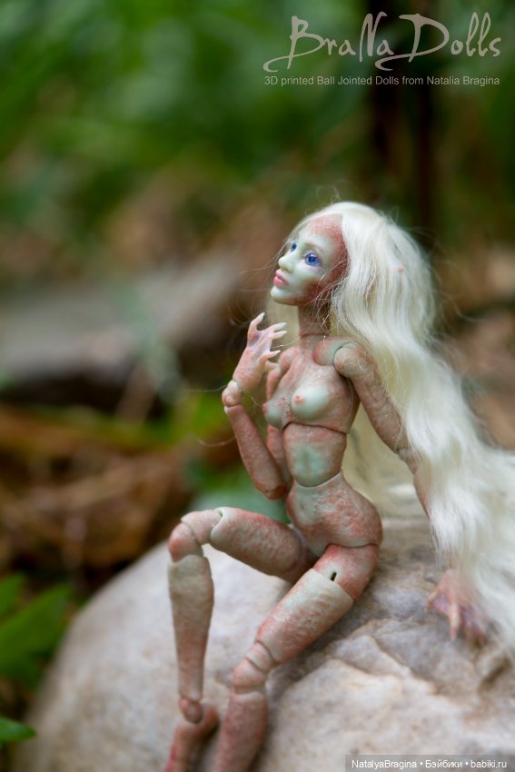 Новая русалочка 17 см — Авторские шарнирные куклы своими руками: лепка (фото 9)
