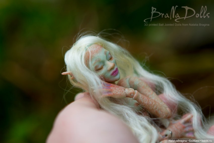 Новая русалочка 17 см — Авторские шарнирные куклы своими руками: лепка