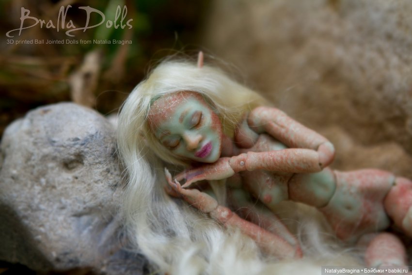 Новая русалочка 17 см — Авторские шарнирные куклы своими руками: лепка