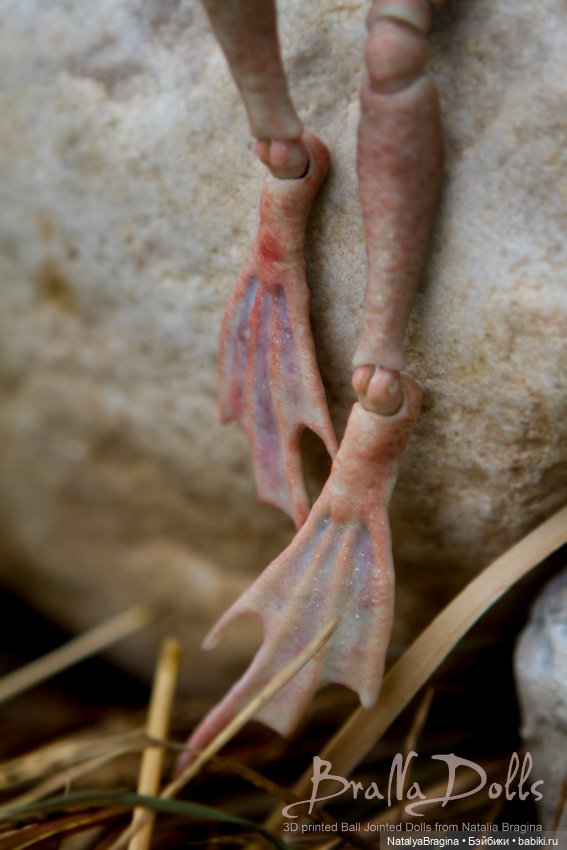 Новая русалочка 17 см — Авторские шарнирные куклы своими руками: лепка (фото 6)