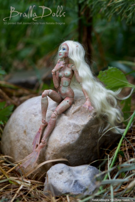 Новая русалочка 17 см — Авторские шарнирные куклы своими руками: лепка (фото 2)