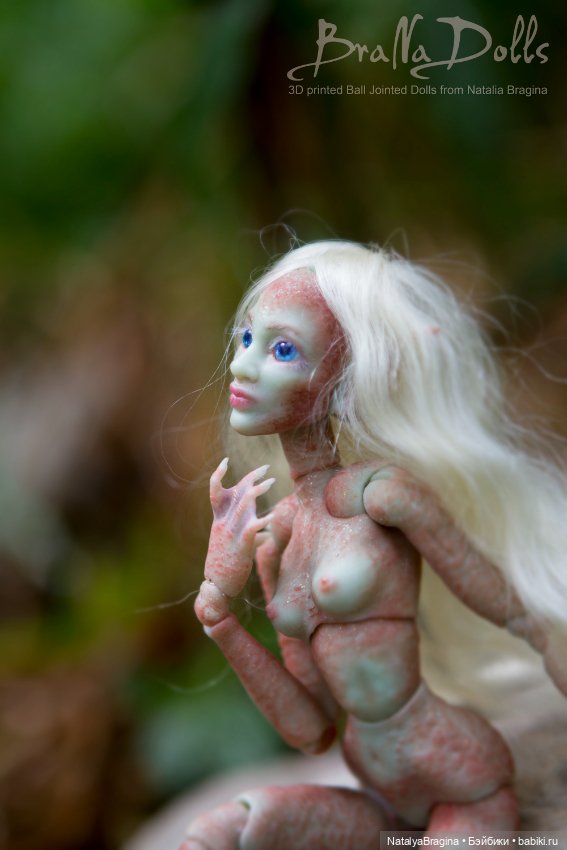 Новая русалочка 17 см — Авторские шарнирные куклы своими руками: лепка