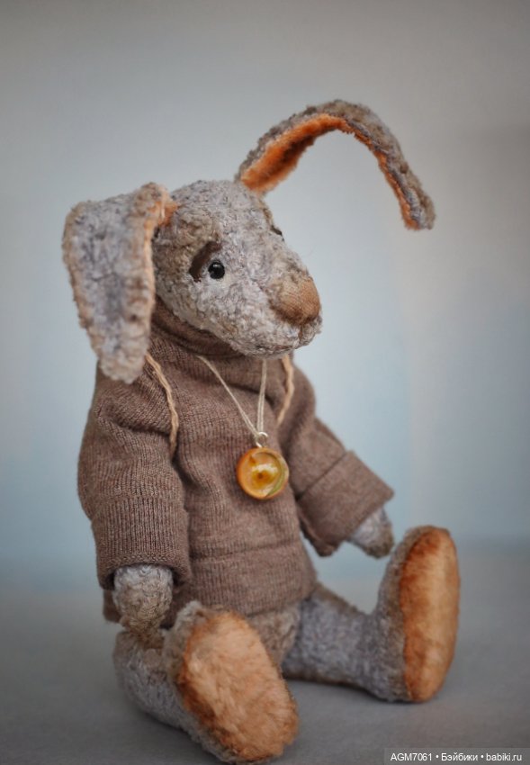 Заяц Грусняш — Авторские мишки Тедди и друзья: фото (фото 7)