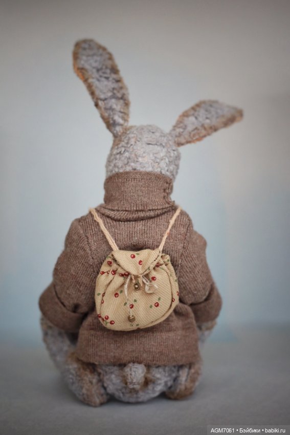 Заяц Грусняш — Авторские мишки Тедди и друзья: фото (фото 9)