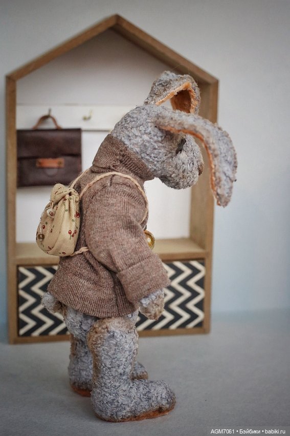 Заяц Грусняш — Авторские мишки Тедди и друзья: фото (фото 4)