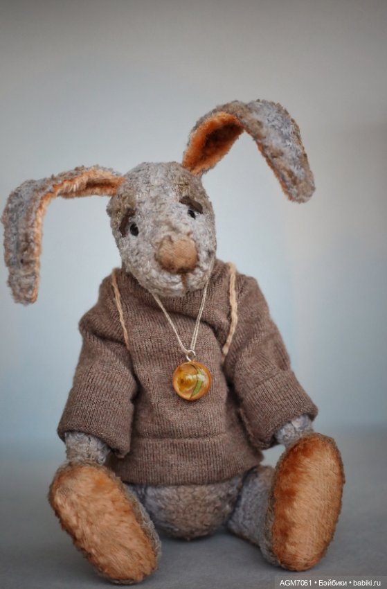 Заяц Грусняш — Авторские мишки Тедди и друзья: фото (фото 6)