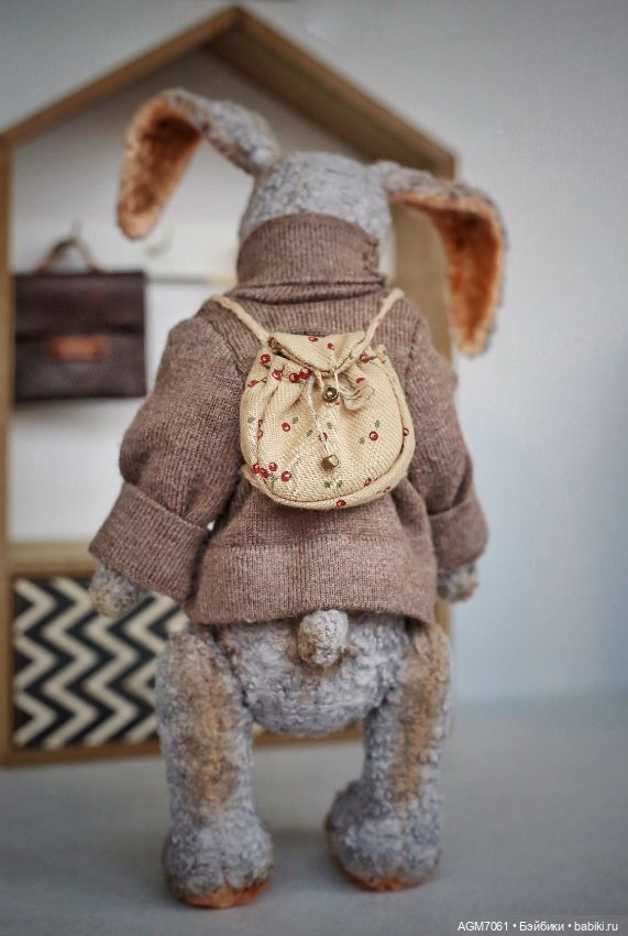 Заяц Грусняш — Авторские мишки Тедди и друзья: фото (фото 3)