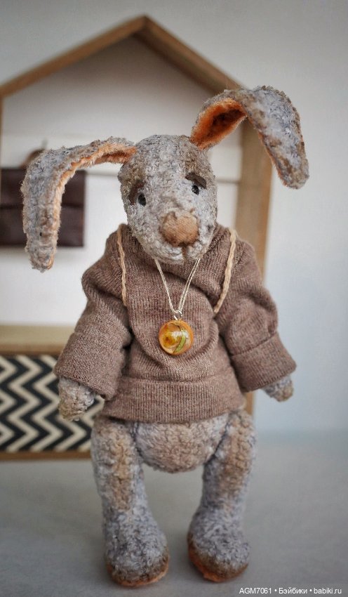 Заяц Грусняш — Авторские мишки Тедди и друзья: фото