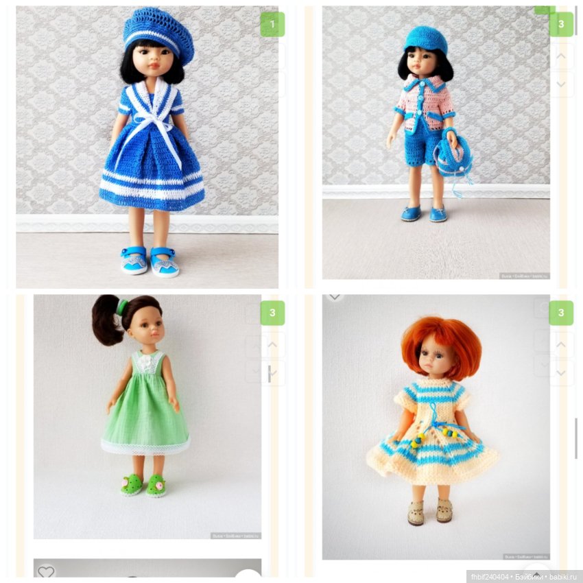 Новые наряды, кукло-детки счастливы