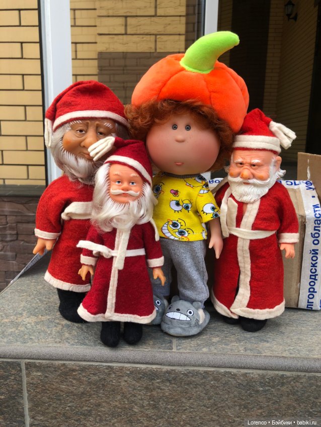 Деды Морозы, лето, Мио и Эдуардовна (фото 4)