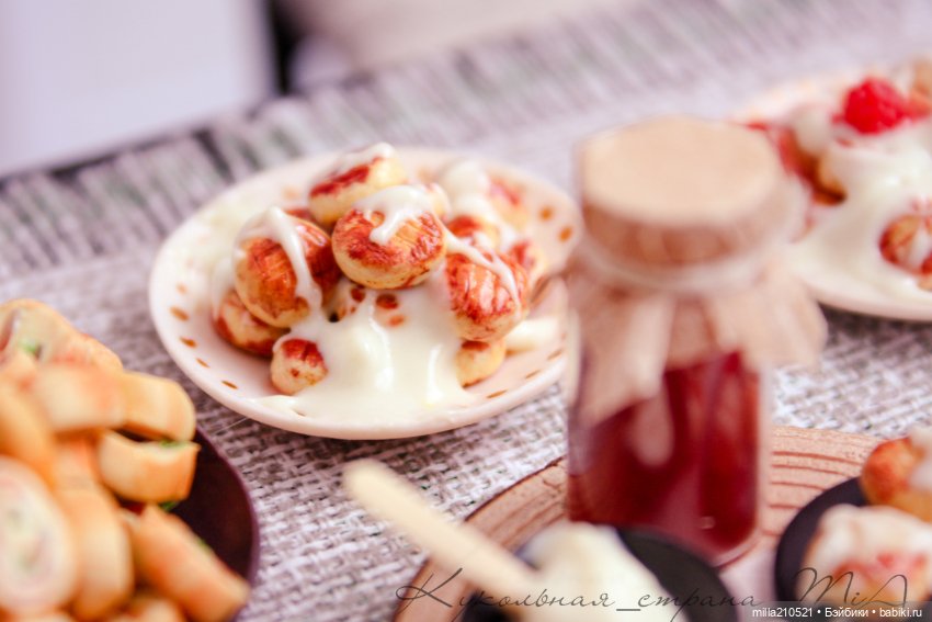 Вкусный завтрак с Камиль — Кукольная миниатюра своими руками: еда (фото 6)