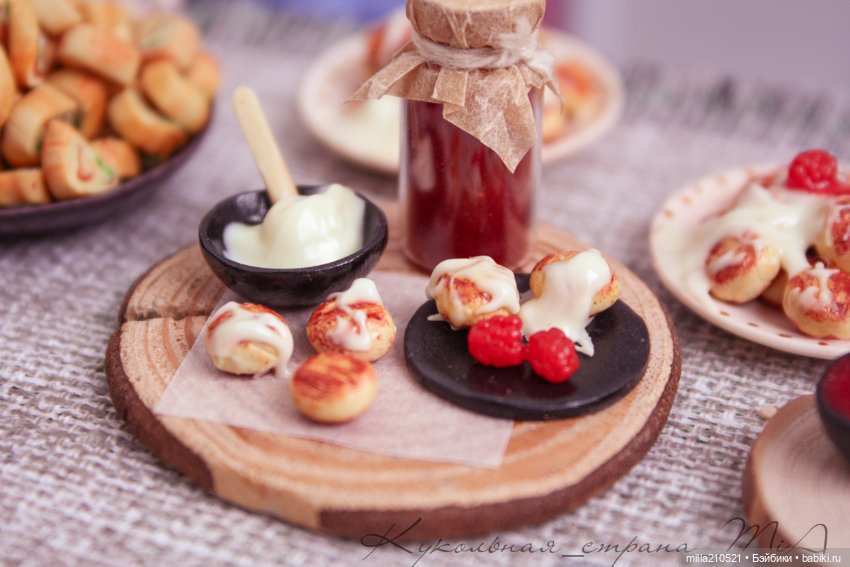 Вкусный завтрак с Камиль — Кукольная миниатюра своими руками: еда (фото 3)