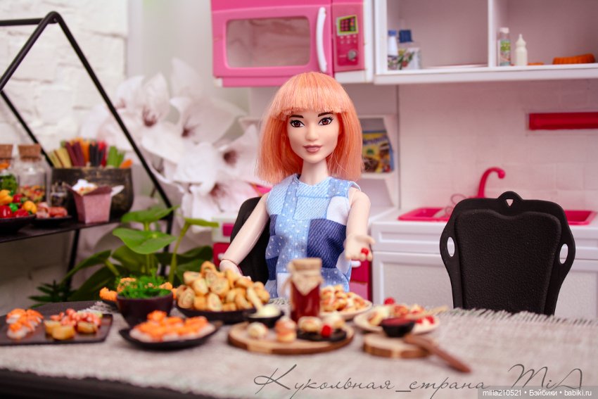 Вкусный завтрак с Камиль — Кукольная миниатюра своими руками: еда