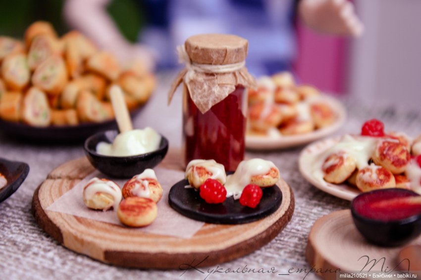 Вкусный завтрак с Камиль — Кукольная миниатюра своими руками: еда