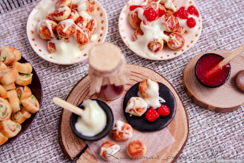 Вкусный завтрак с Камиль — Кукольная миниатюра своими руками: еда (фото 8)