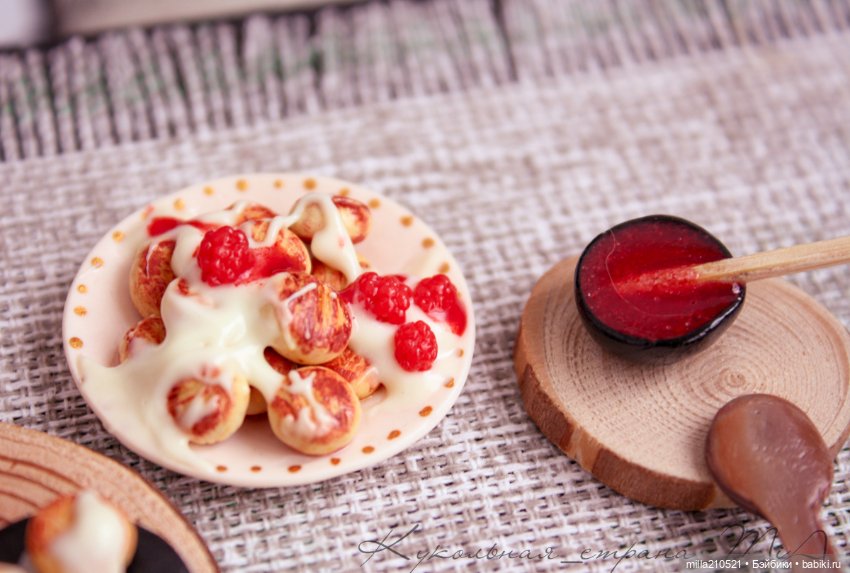 Вкусный завтрак с Камиль — Кукольная миниатюра своими руками: еда (фото 5)