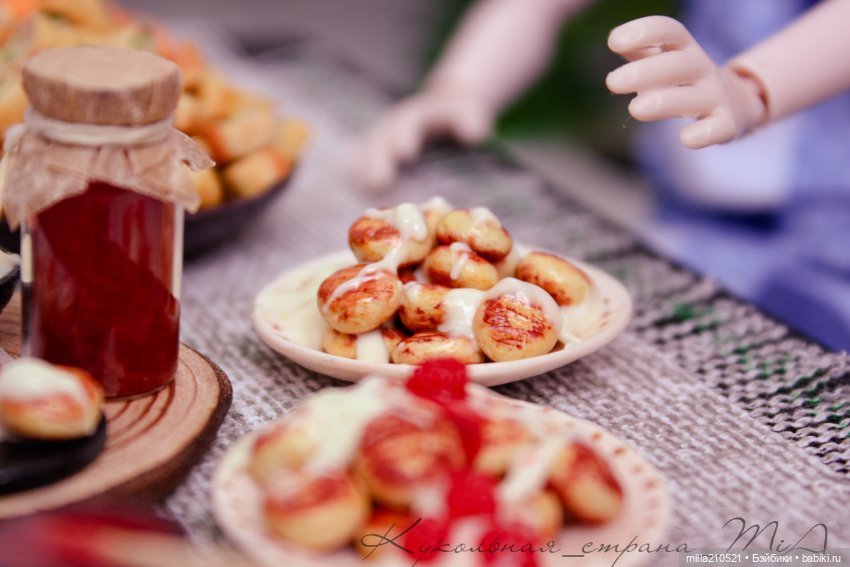 Вкусный завтрак с Камиль — Кукольная миниатюра своими руками: еда