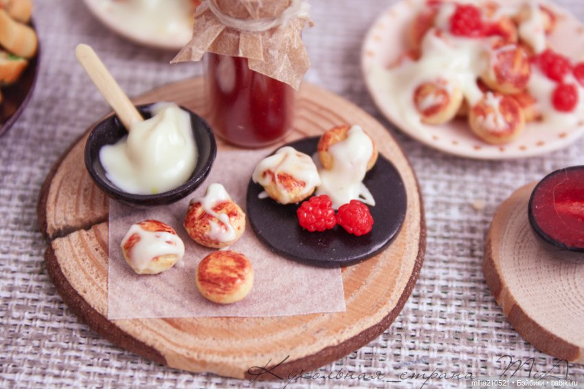 Вкусный завтрак с Камиль — Кукольная миниатюра своими руками: еда (фото 4)