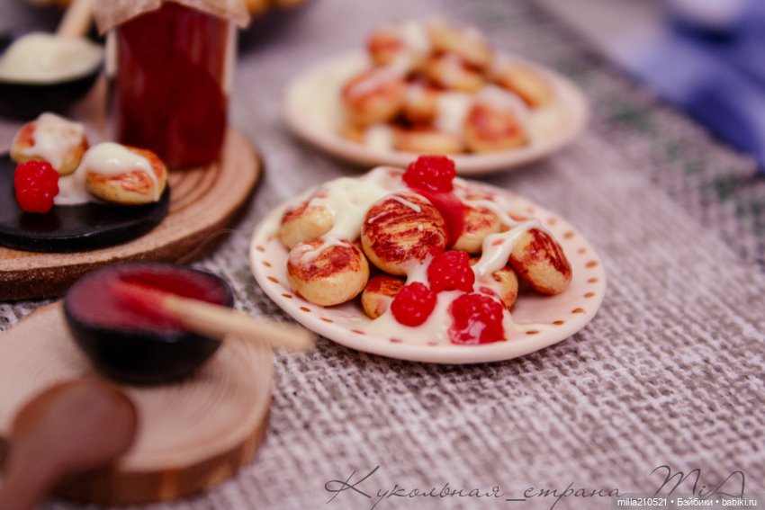 Вкусный завтрак с Камиль — Кукольная миниатюра своими руками: еда