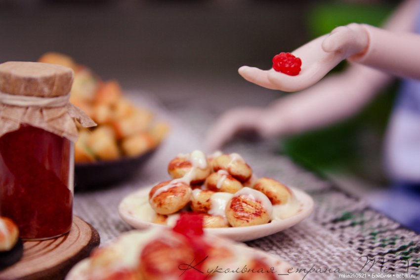 Вкусный завтрак с Камиль — Кукольная миниатюра своими руками: еда