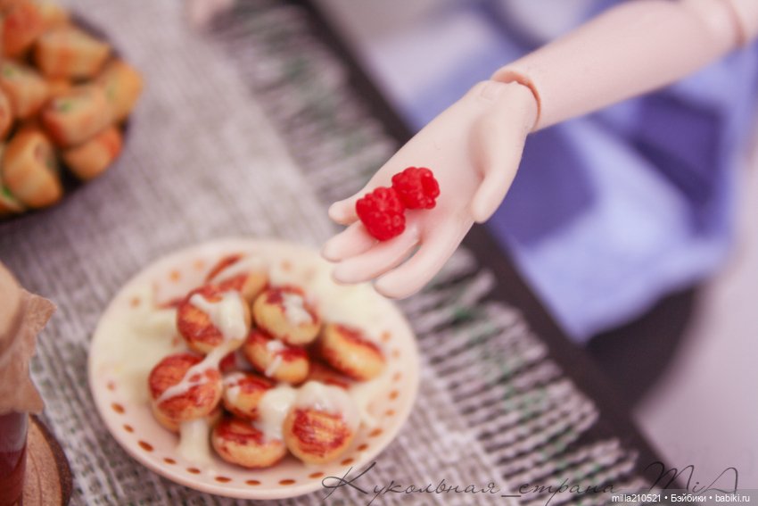Вкусный завтрак с Камиль — Кукольная миниатюра своими руками: еда