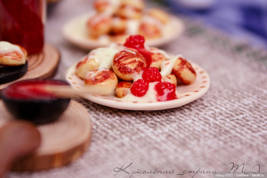 Вкусный завтрак с Камиль — Кукольная миниатюра своими руками: еда