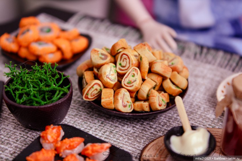 Вкусный завтрак с Камиль — Кукольная миниатюра своими руками: еда