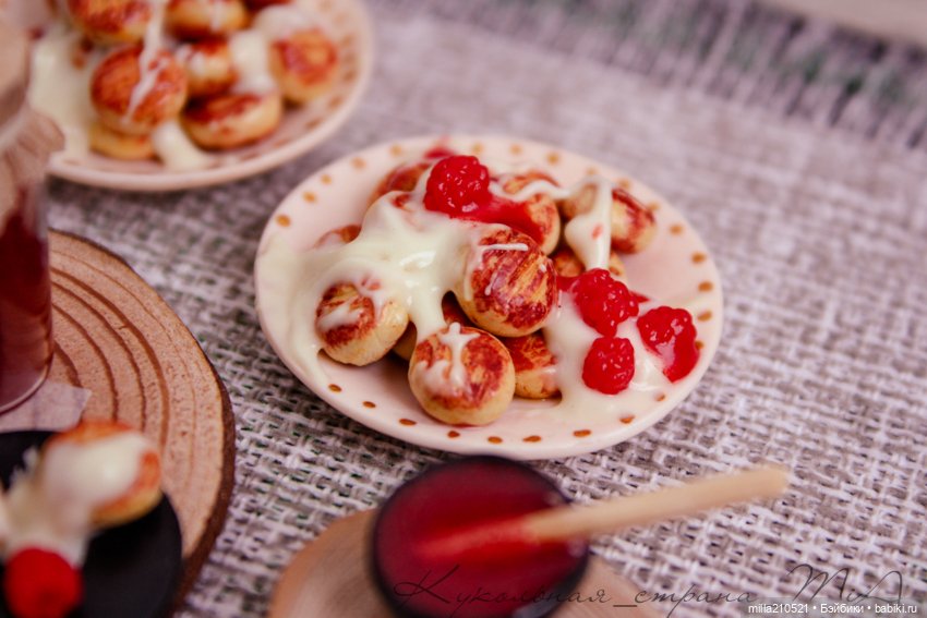 Вкусный завтрак с Камиль — Кукольная миниатюра своими руками: еда