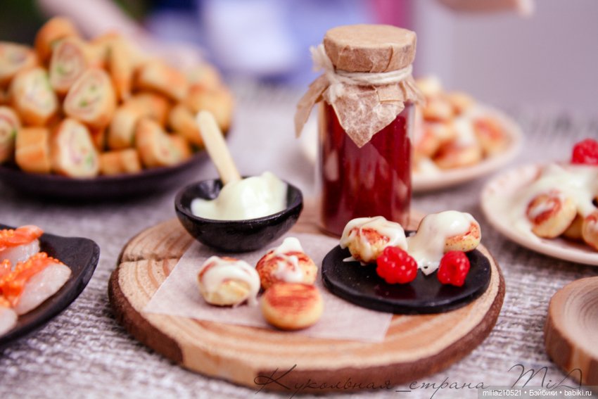 Вкусный завтрак с Камиль — Кукольная миниатюра своими руками: еда