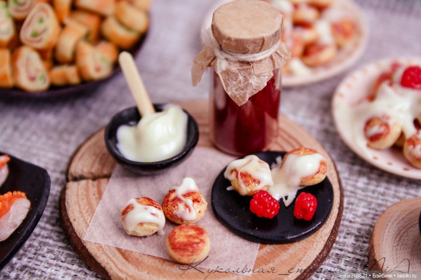 Вкусный завтрак с Камиль — Кукольная миниатюра своими руками: еда